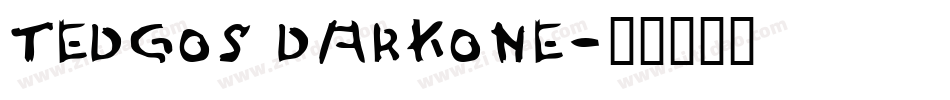 tedGos DarkOne字体转换